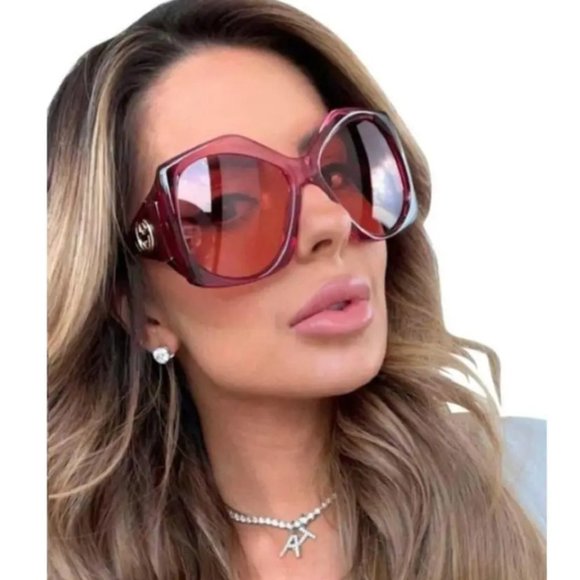 NEW GUCCI GG0875S 003 WOMEN SUNGLASSES BURGUNDY GUCCI main image 5